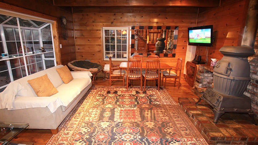 Modern Knotty Pine Lake Tahoe Cabin